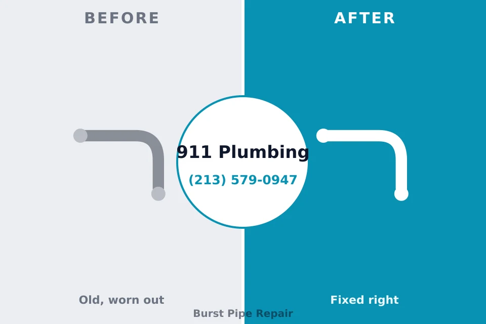Before and after: plumbing company Hurley, NM